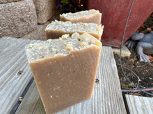 tan color square sea moss soap bar
