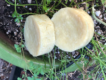 Off white shaving soap bar (pucks)
