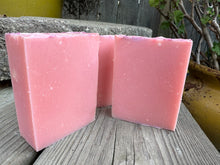 Bright pink breast cancer soap bar